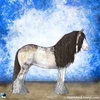 Horse Color:Liver Red Onyx Ice Sabino 