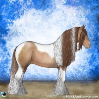 Horse Color:Chocolate Brown Pearl Tobiano 