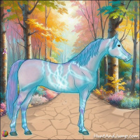 Horse Color:Thunderstruck Watercolor Red Dun 
