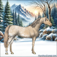 Horse Color:Palomino Ice Roan 