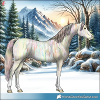 Horse Color:Nacre Palomino Ice 