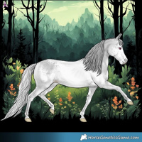 Horse Color:White Spotted Silver Brown Chinchilla Dun 