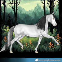 Horse Color:Classic Champagne Chinchilla Onyx Splash 