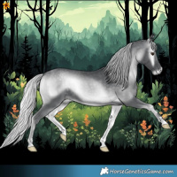 Horse Color:Silver Blue Onyx Chinchilla 