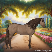 Horse Color:Liver Red Dun 