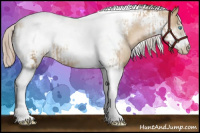 Horse Color:Chocolate Palomino Pearl Tobiano Frame and Chocolate Palomino Pearl Tobiano Frame