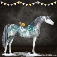 Horse Color:Painted White Spotted Blue Onyx Splash 