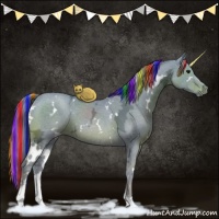 Horse Color:Painted Watercolor White Spotted Black Ice Sabino 