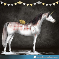 Horse Color:Plaid  White Spotted Brown Ice Onyx Splash Rabicano 