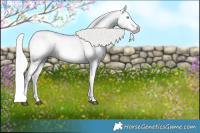 Horse Color:Platinum White Spotted Chocolate Palomino Pearl Dun Mushroom Splash 