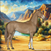 Horse Color:Chocolate Palomino 