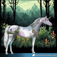 Horse Color:Watercolor Silver Buckskin Tobiano 