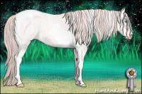 Horse Color:Smoky Creme Tobiano