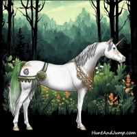 Horse Color:Watercolor Bay Onyx Splash Tobiano Frame 