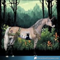 Horse Color:Silver Brown Dun Sabino 