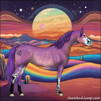 Horse Color:Watercolor Bay Sabino Appaloosa Rabicano 