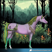 Horse Color:Painted Watercolor Bay Dun 