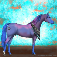 Horse Color:Watercolor Grullo 