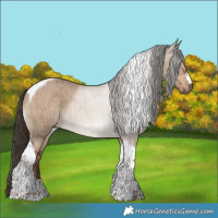 Horse Color:Liver Red Dun Tobiano Brindle 