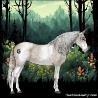 Horse Color:White Spotted Silver Grullo 