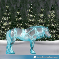 Horse Color:Thunderstruck White Spotted Silver Brown Chinchilla Dun 