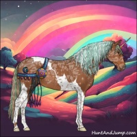 Horse Color:Painted Chestnut Ice Tobiano Rabicano 