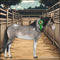 Horse Color:Brown Roan Dun Splash Tobiano Frame Rabicano