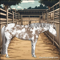 Horse Color:Liver Red Dun Sabino Rabicano 