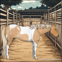 Horse Color:Palomino Roan Tobiano 