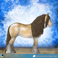 Horse Color:Sable Cream Champagne Dun Sabino 