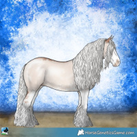 Horse Color:Gold Champagne Dun Mushroom Sabino Splash Rabicano 