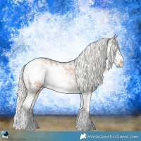 Horse Color:Gold Champagne Dun Mushroom Sabino Splash Rabicano Brindle 
