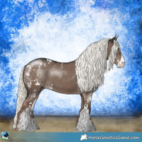 Horse Color:Liver Red Dun Mushroom Sabino 