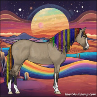 Horse Color:Painted Smoky Grullo Sabino 