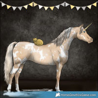 Horse Color:White Spotted Chocolate Palomino Pearl Dun 