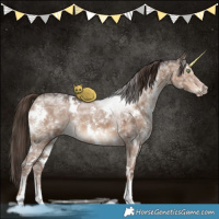 Horse Color:White Spotted Liver Red Dun Ice Sabino 