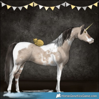 Horse Color:Liver Red Dun Ice Sabino Tobiano