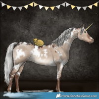 Horse Color:White Spotted Liver Red Dun Mushroom 