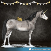 Horse Color:Brown Ice Dun Mushroom Sabino