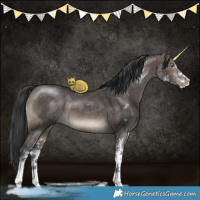 Horse Color:Brown Dun Mushroom Sabino 