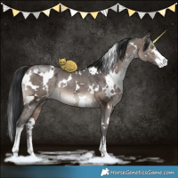 Horse Color:White Spotted Brown Ice Dun Sabino 