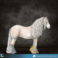Horse Color:Silver Classic Champagne Ice Pearl Sabino Splash 