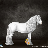 Horse Color:Silver Smoky Black Ice Pearl Sabino Splash