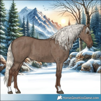 Horse Color:Liver Red Dun Mushroom Brindle 