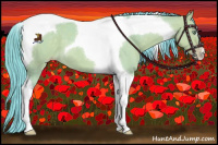 Horse Color:Watercolor Sable Cream Champagne Dun Tobiano 