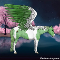 Horse Color:Watercolor Smoky Black Tobiano Appaloosa 