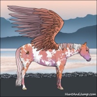 Horse Color:Watercolor White Spotted Liver Chestnut 
