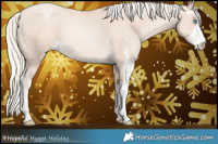 Horse Color:Gold Cream Champagne Pearl Sabino 