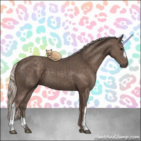Horse Color:Silver Black 