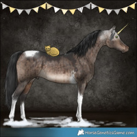 Horse Color:Brown Dun Tobiano Brindle 